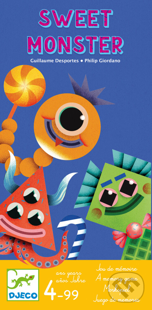 Spoločenská hra: Sweet monster - Maškrtné príšerky (Djeco). Djeco, 2020