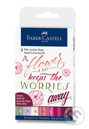 Faber - Castell Popisovač Pitt Artist Pen Lettering 8 ks (Faber-Castell). Faber-Castell, 2020