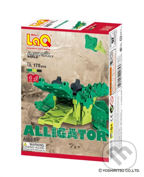 Levně LaQ stavebnica Animal World Alligator - hra z kategorie Stavebnice