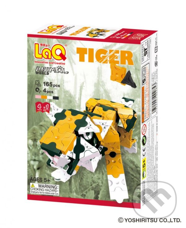 Levně LaQ stavebnica Animal World Tiger - hra z kategorie Stavebnice