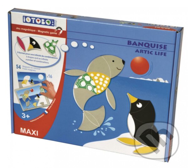 Levně Magnetky iOTOBO ARCTIC LIFE 3+ - hra z kategorie Stavebnice