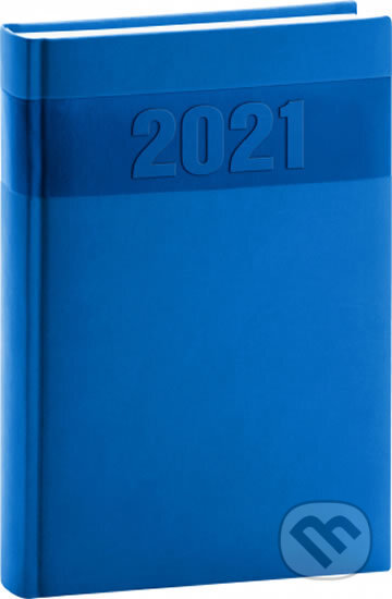 Denní diář Aprint 2021 (modrý), Presco Group, 2020