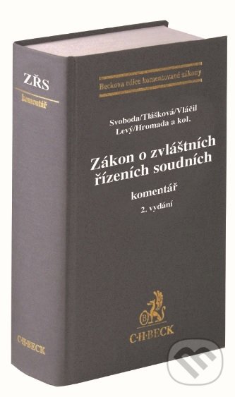 Kniha Zákon o zvláštních řízeních soudních