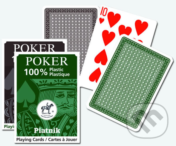 Levně Poker - 100% PLASTIC - hra z kategorie Karty, hlavolamy