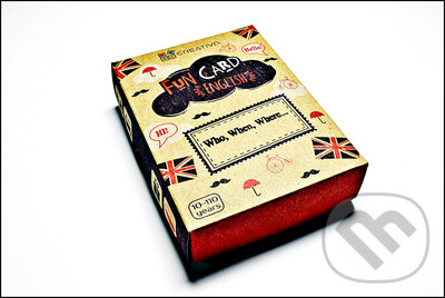 Levně Fun card English: Who, When, Where - hra z kategorie Vzdelávacie hry
