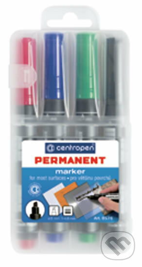 Levně Centropen popisovač 8576 permanent (4 ks)