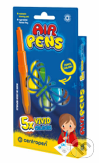 Levně Centropen Foukací fixy AIR PENS 5 ks