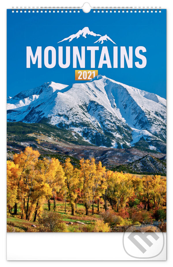 Nástěnný kalendář Mountains 2021, Presco Group, 2020
