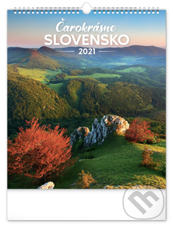 Nástenný kalendár Čarokrásne Slovensko 2021, Presco Group, 2020