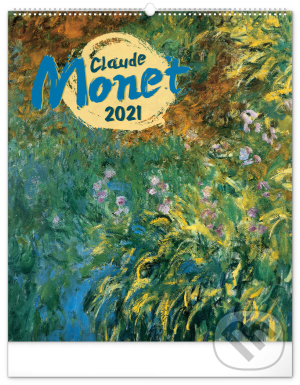 Nástěnný kalendář Claude Monet 2021, Presco Group, 2020