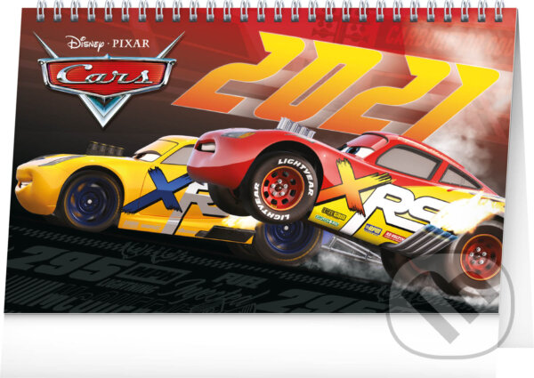 Stolní kalendář Cars 3, Presco Group, 2020