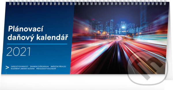 Stolní kalendář Plánovací daňový 2021, Presco Group, 2020