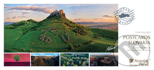 Levně Postcards Slovakia (Spišský hrad, Lipová, Pieniny, Brdárka, Bratislava)
