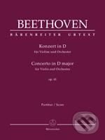 Koncert D dur pro housle a orchestr op. 61 - Ludwig van Beethoven, Bärenreiter Praha