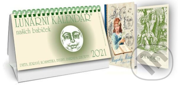 Kalendář 2021 - Lunární + Magický Měsíc + Čtrnáctý rok s Měsícem - Klára Trnková, Studio Trnka, 2020
