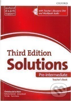 Maturita Solutions - Pre-Intermediate - Teacher&#039;s book, Oxford University Press, 2020