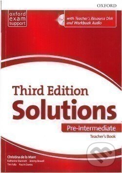 Levně Maturita Solutions - Pre-Intermediate - Teacher's book - kniha z kategorie Jazykové učebnice a slovníky
