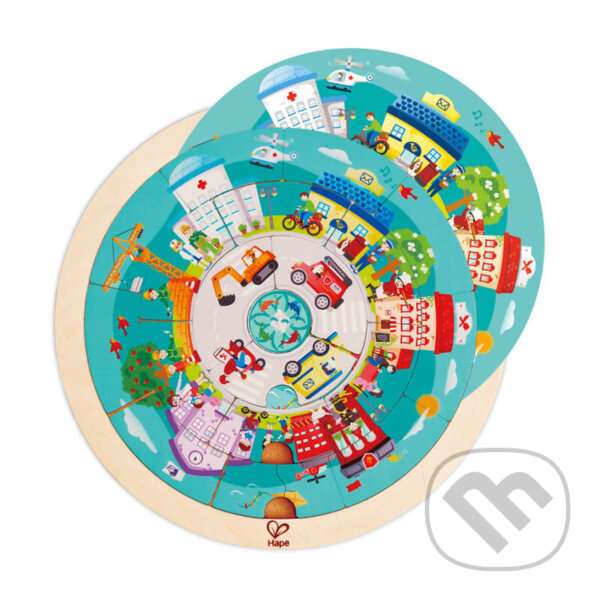 Levně Vkladacie puzzle okrúhle - Povolania - hra z kategorie Vzdelávacie hry