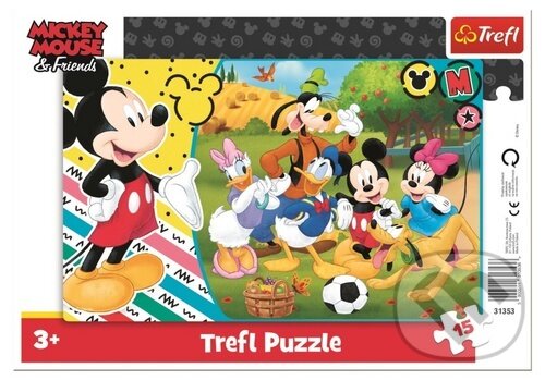 Levně Mickey Mouse na venkově - puzzle z kategorie Maxi dieliky