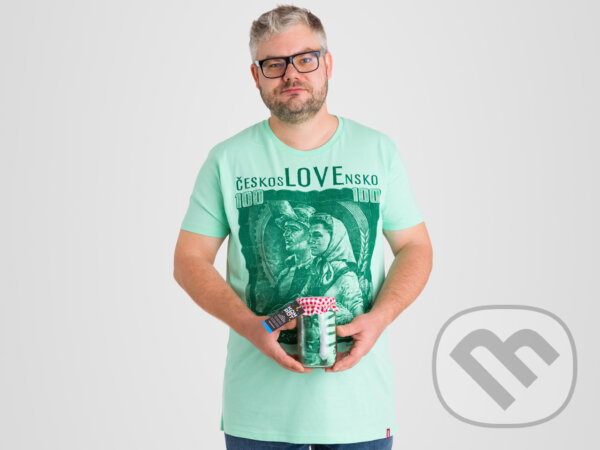 Tričko ČeskosLOVEnsko: Lime (Pánske) (Kompot). Kompot, 2020