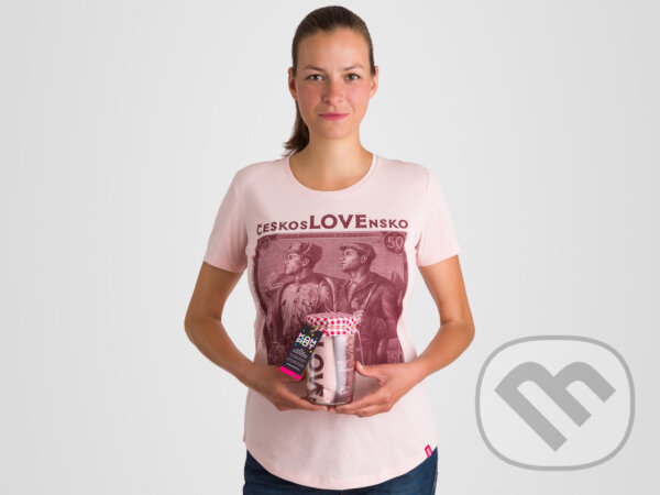 Tričko ČeskosLOVEnsko: Natural (Dámske) (Kompot). Kompot, 2020