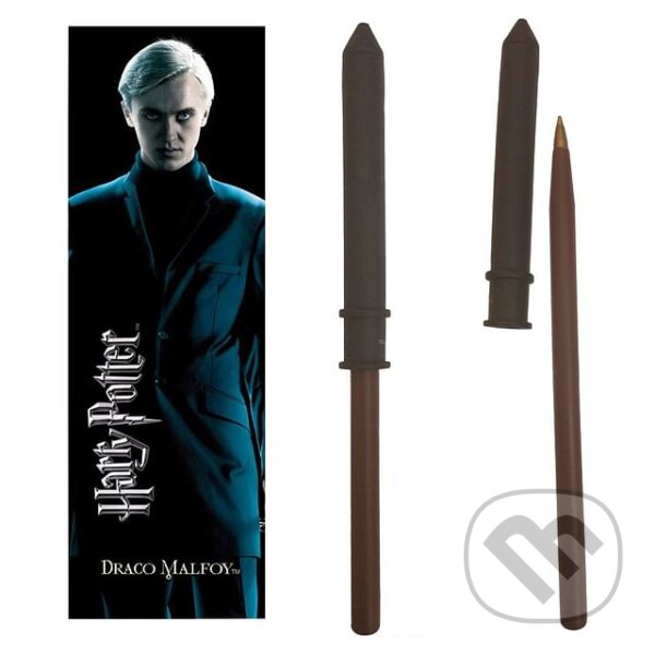 Levně Pero a záložka Harry Potter: Draco Malfoy