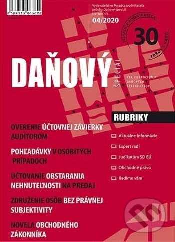 Levně Daňový špeciál 4/2020