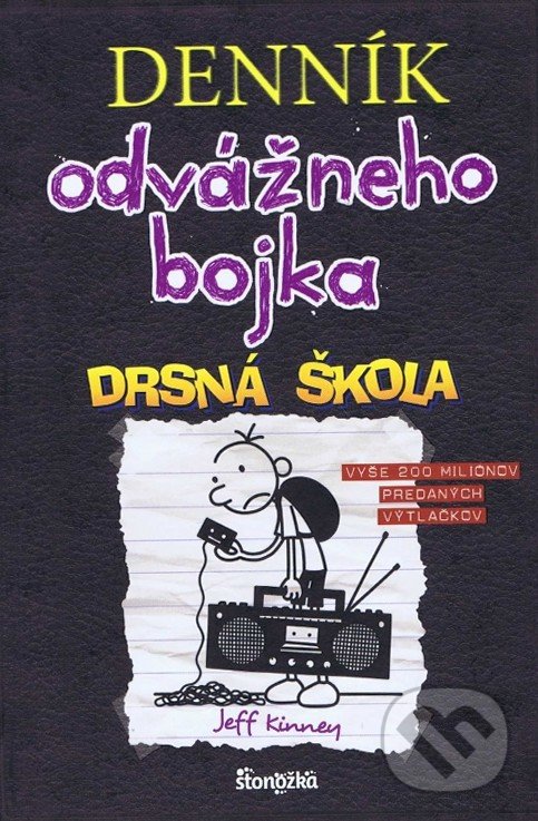 Levně Denník odvážneho bojka 10 (Drsná škola) - Jeff Kinney - kniha z kategorie Beletria