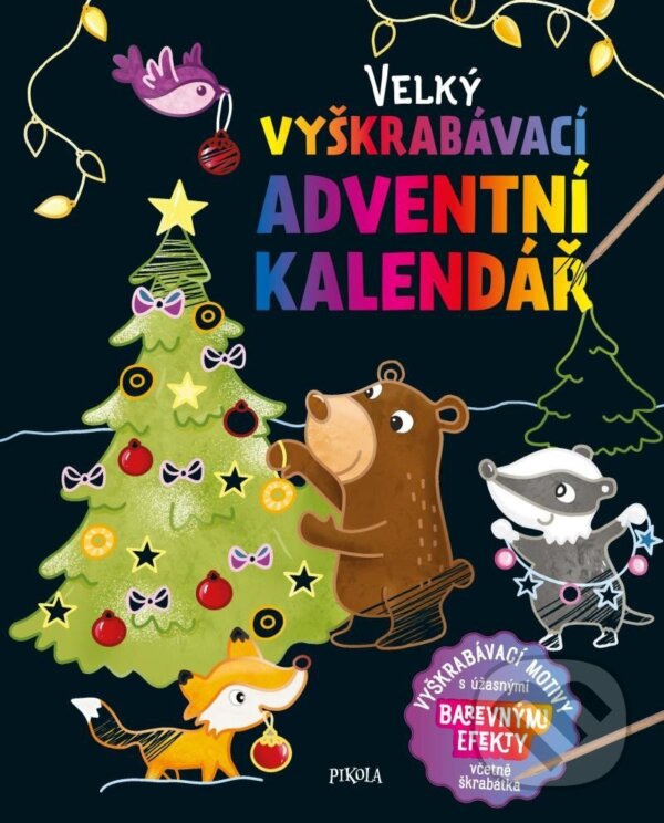 Levně Velký vyškrabávací adventní kalendář - kniha z kategorie Hravé úlohy