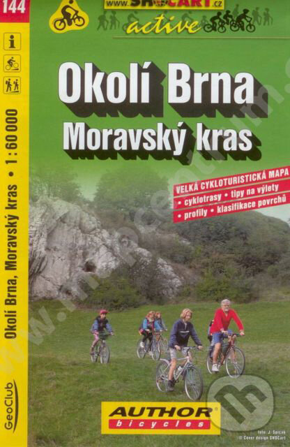 Levně Okolí Brna - Moravský kras 1:60 000 (Velká cykloturistická mapa)