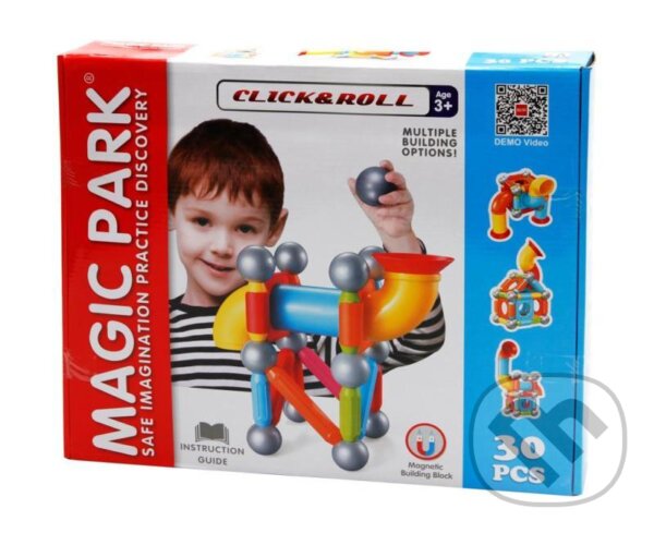 Levně Magnetická stavebnice - MAGIC PARK 30 - hra z kategorie Ostatné