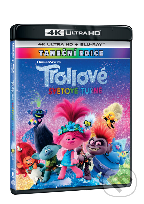 Levně Trollové: Světové turné Ultra HD Blu-ray (Ultra HD Blu-ray + Blu-ray) - film z kategorie Animované filmy