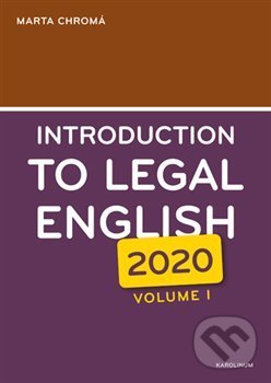 Levně Introduction to Legal English Volume I. - Marta Chromá - kniha z kategorie Vysoké školy