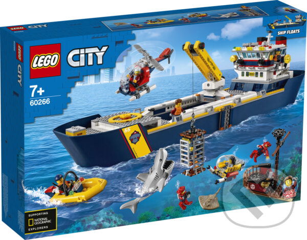 LEGO City 60266 Oceánska prieskumná loď, LEGO, 2020
