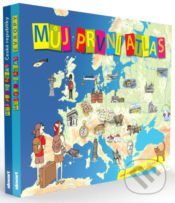 Levně Můj první atlas (box) (Můj první atlas České republiky + Můj první atlas Evropy) - kniha z kategorie Beletria