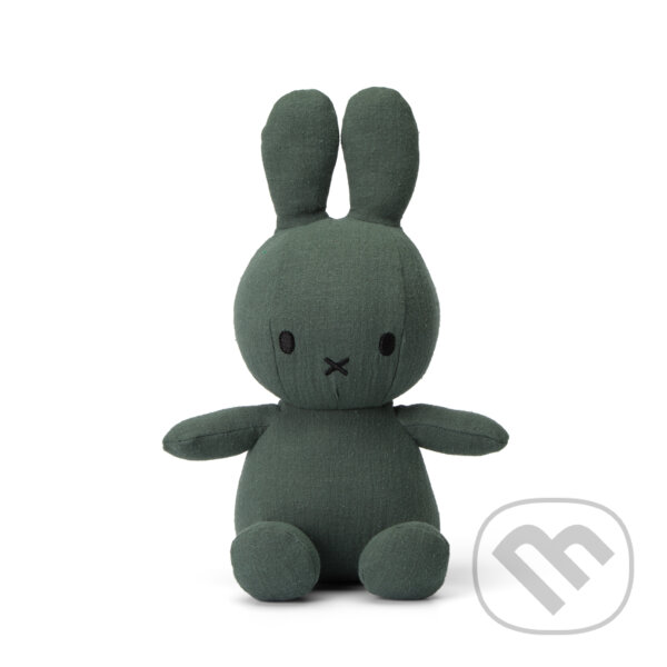 Levně Miffy sediaca mušelín zelená 23cm