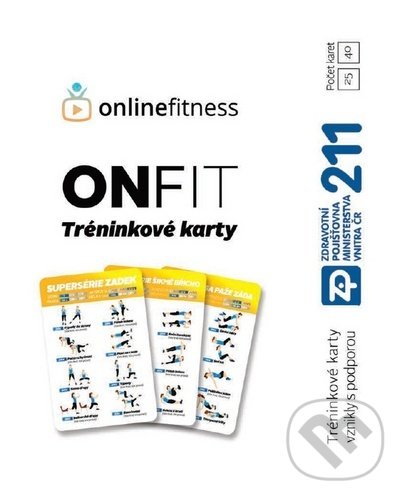 Levně ONFIT - Tréninkové karty 25 karet