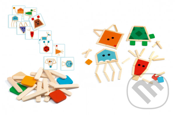 Spoločenská hra: StickBasic - prvá edukatívna hračka (Djeco). Djeco, 2020