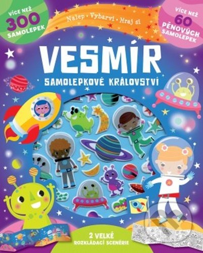 Levně Vesmír - Samolepkové království - kniha z kategorie Samolepky