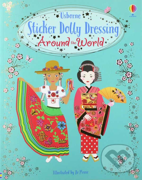 Sticker Dolly Dressing: Around the World - Emily Bone, Jo Moore (ilustrátor), Usborne, 2020