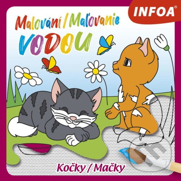 Malování / Maľovanie vodou - Kočky, INFOA, 2020