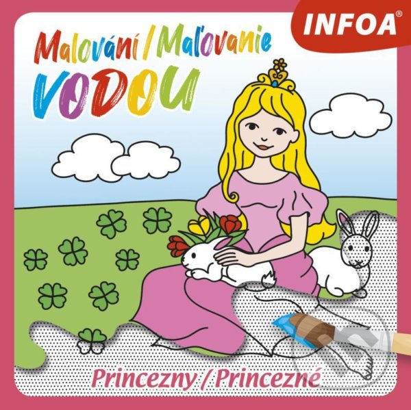 Levně Malování / Maľovanie vodou - Princezny - kniha z kategorie Omaľovávanky