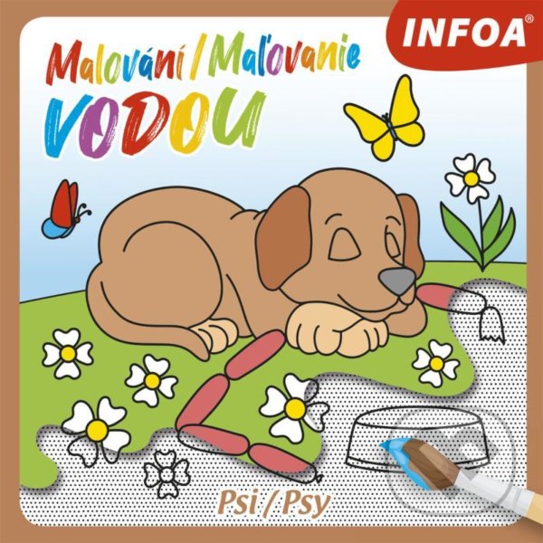 Levně Malování / Maľovanie vodou - Psi - kniha z kategorie Pre deti