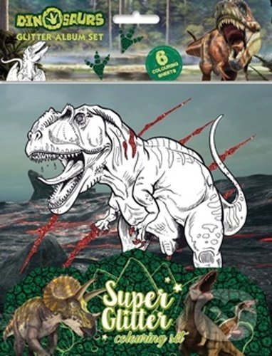 Levně Dino - Třpytivé omalovánky - kniha z kategorie Pre deti
