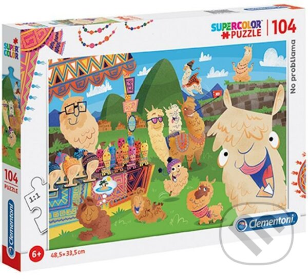 Levně Supercolor NO probLLama - puzzle z kategorie 60 – 300 dielikov