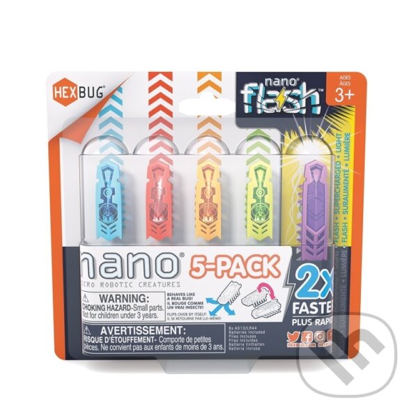 HEXBUG Nano 5pack - Nano + 1 Flash, LEGO, 2020