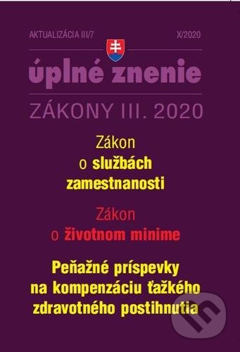 Levně Aktualizácia 2020 III/7 (Zákon o službách zamestnanosti) - kniha z kategorie Správne právo
