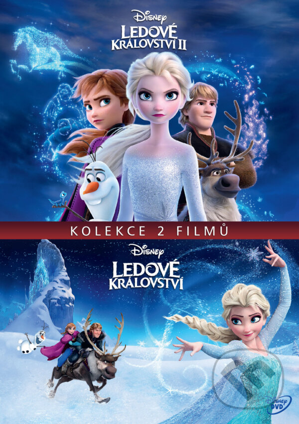 Levně Ledové království kolekce 1.+2. 2DVD - Chris Buck, Jennifer Lee - film z kategorie Animované rozprávky
