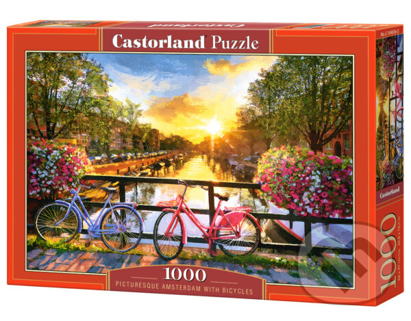 Picturesque Amsterdam with Bicycles, Castorland, 2020