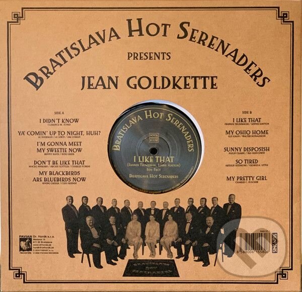 Levně Bratislava Hot Serenaders: Presents Jean Goldkette LP